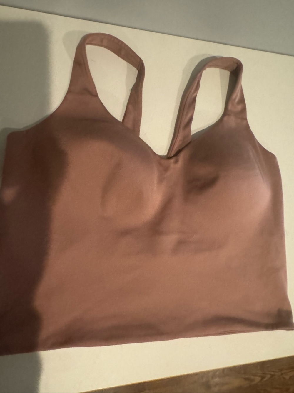 Nike Alate Dri-FIT Longline Sports Bra Tank – Nude/Tan – XL